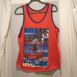 Men’s brand new “Miami Beach” tank top (L)